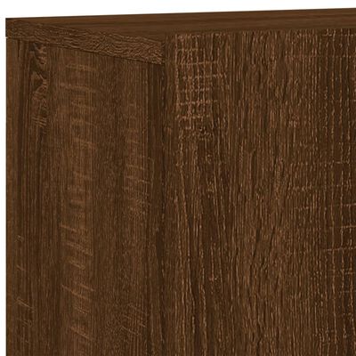 vidaXL Unités murales TV 6 pcs chêne marron bois d'ingénierie