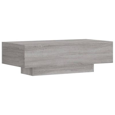 vidaXL Table basse sonoma gris 100x49,5x31 cm bois d'ingénierie