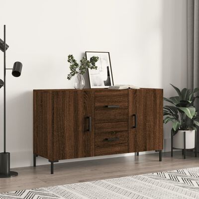 vidaXL Buffet chêne marron 100x36x60 cm bois d'ingénierie