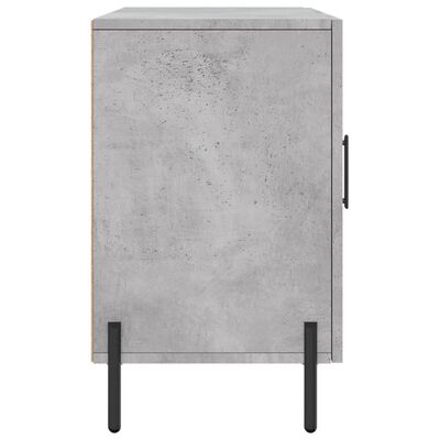 vidaXL Buffet gris béton 100x36x60 cm bois d'ingénierie