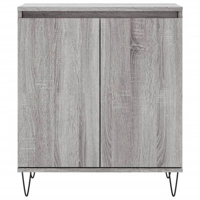 vidaXL Buffet Sonoma gris 60x35x70 cm Bois d'ingénierie