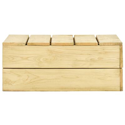 vidaXL Salon de jardin 2 pcs Bois de pin imprégné