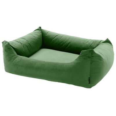 Madison Lit pour chien Velvet 100x80x25 cm Vert