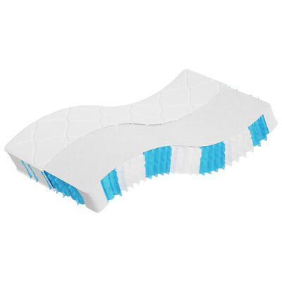 vidaXL Matelas à ressorts ensachés moyen plus 100x200 cm