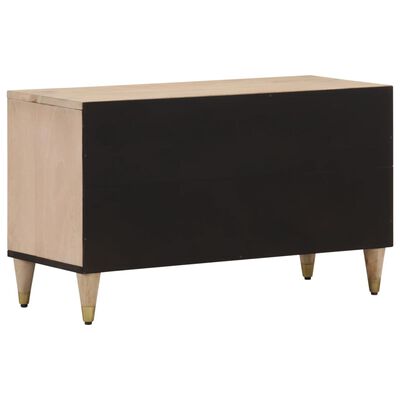 vidaXL Meuble TV 80x33x46 cm bois massif de manguier