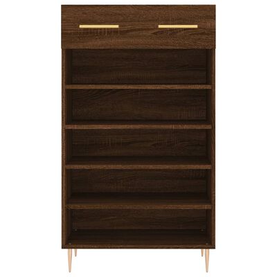 vidaXL Armoire à chaussures chêne marron 60x35x105cm bois d'ingénierie