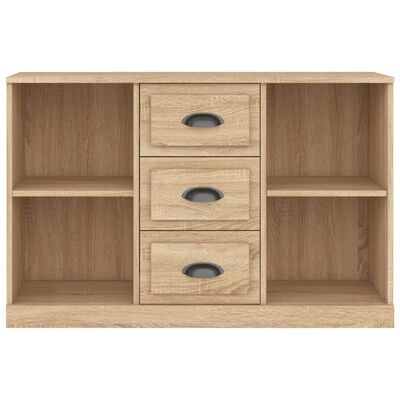 vidaXL Buffet chêne sonoma 104,5x35,5x67,5 cm bois d'ingénierie