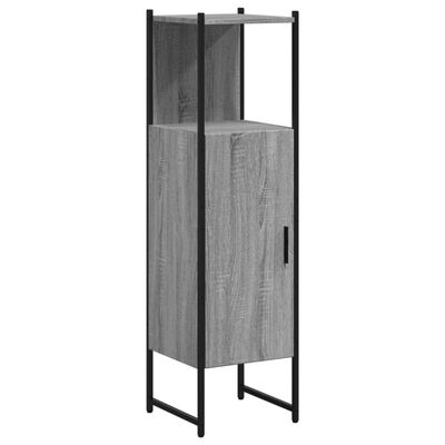 vidaXL Armoire de salle de bain sonoma gris 33x33x120,5 cm