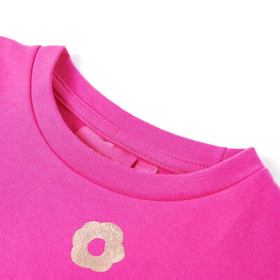 Sweatshirt pour enfants rose foncé 128