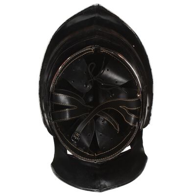 vidaXL Casque de chevalier médiéval antique pour GN Argenté Acier