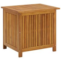 vidaXL Boîte de rangement de jardin 60x50x58 cm Bois d'acacia solide