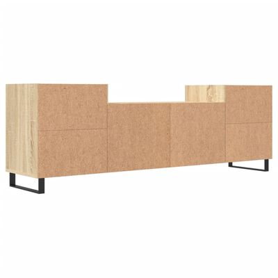 vidaXL Meuble TV Chêne sonoma 160x35x55 cm Bois d'ingénierie