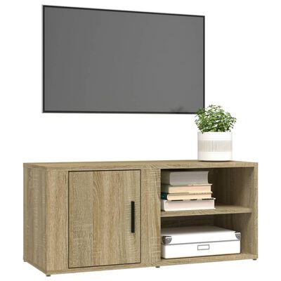 vidaXL Meubles TV Chêne sonoma 80x31,5x36 cm Bois d'ingénierie