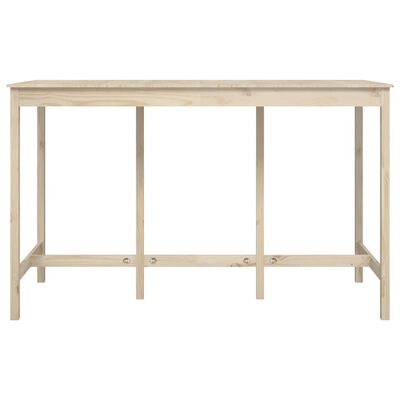 vidaXL Table de bar 180x80x110 cm Bois massif de pin