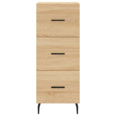 vidaXL Buffet Chêne sonoma 34,5x34x90 cm Bois d'ingénierie