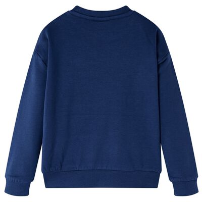 Sweatshirt pour enfants bleu marine 116