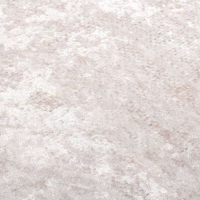 vidaXL Tapis lavable antidérapant 160x230 cm beige clair