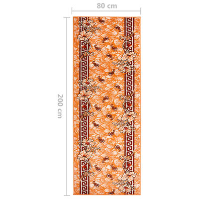 vidaXL Tapis BCF Terre cuite 80x200 cm