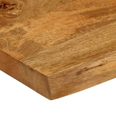 vidaXL Dessus de table 120x60x3,8 cm bord vivant bois massif manguier