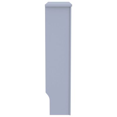 vidaXL Cache-radiateur MDF Gris 78 cm