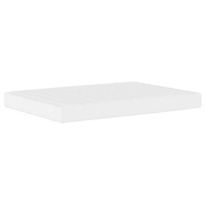 vidaXL Lit avec matelas marron 140x200 cm similicuir