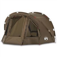 vidaXL Tente de pêche 4 personnes vert olive imperméable