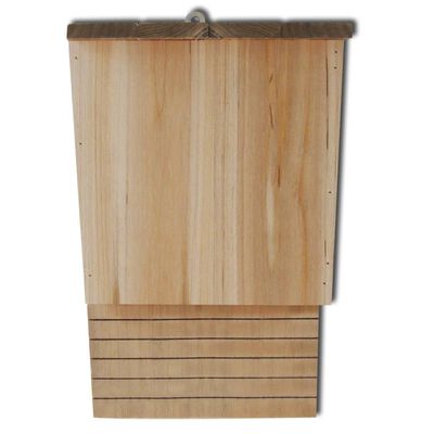 vidaXL Maison pou chauve-souris 4 pcs 22 x 12 x 34 cm Bois