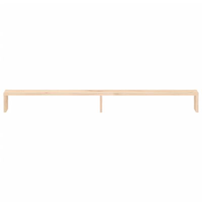 vidaXL Support pour moniteur 100x27x10 cm Bois de pin solide