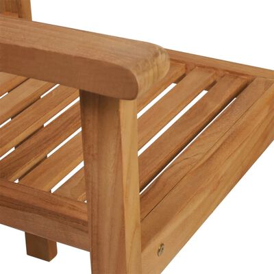 vidaXL Ensemble à manger de jardin 5 pcs Bois de teck massif