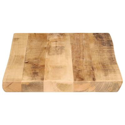 vidaXL Dessus de table bord vivant 60x40x3,8 cm bois de manguier brut