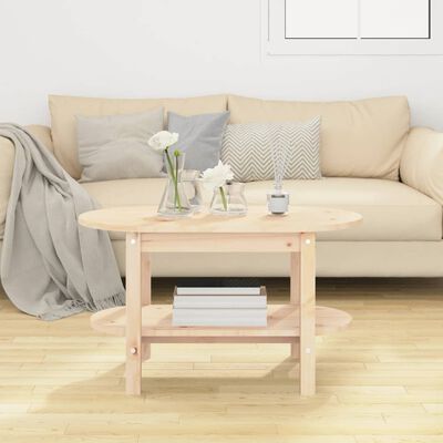 vidaXL Table basse 80x45x45 cm Bois massif de pin