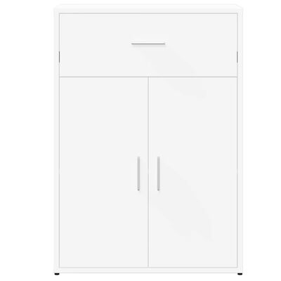 vidaXL Buffet blanc 60x30x84 cm bois d'ingénierie