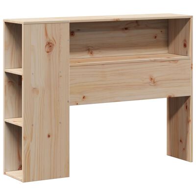 vidaXL Lit bibliothèque sans matelas 90x190 cm bois de pin massif