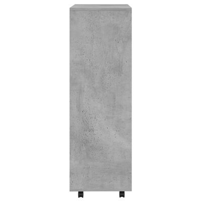 vidaXL Garde-robe Gris béton 80x40x110 cm Bois d’ingénierie