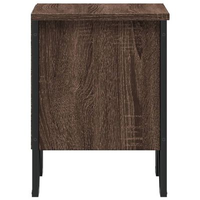 vidaXL Table de chevet chêne marron 40x30x40 cm bois d'ingénierie