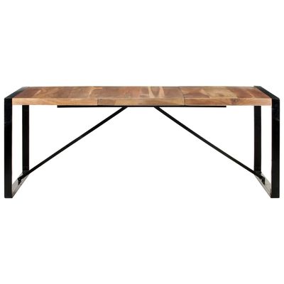 vidaXL Table à manger 200x100x75 cm bois massif