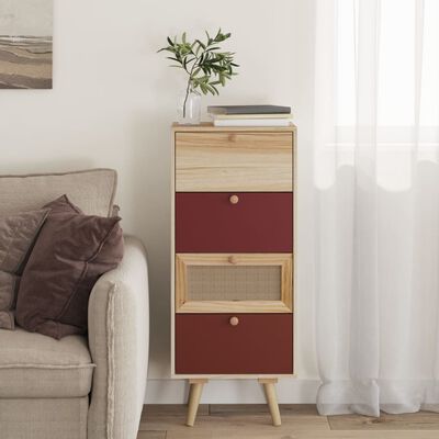 vidaXL Buffet haut avec tiroirs 40x30x95 cm bois d'ingénierie