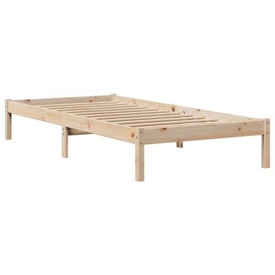 vidaXL Cadre de lit sans matelas 100x200 cm bois massif de pin