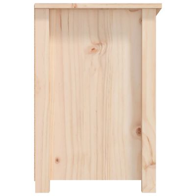 vidaXL Meuble TV 79x35x52 cm Bois de pin massif