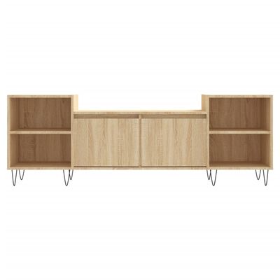 vidaXL Meuble TV Chêne sonoma 160x35x55 cm Bois d'ingénierie