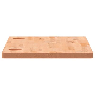 vidaXL Dessus de bureau 110x55x2,5 cm bois massif de hêtre