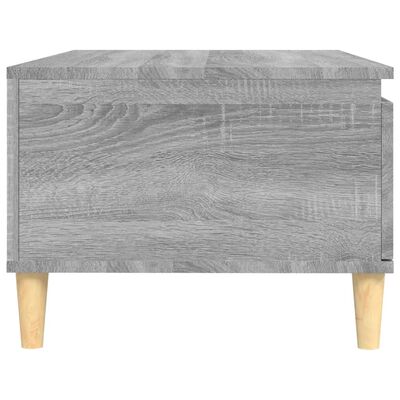 vidaXL Table basse Sonoma gris 90x50x36,5 cm Bois d'ingénierie