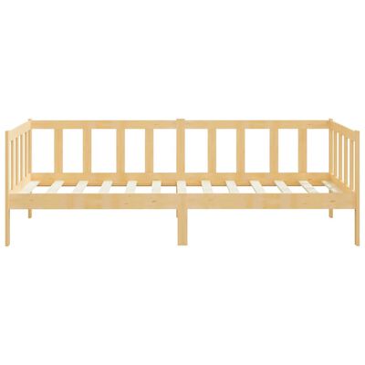 vidaXL Lit de jour sans matelas bois de pin massif 90x200 cm