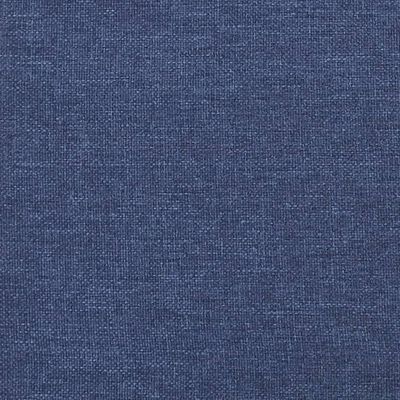 vidaXL Tête de lit avec oreilles Bleu 83x23x78/88 cm Tissu