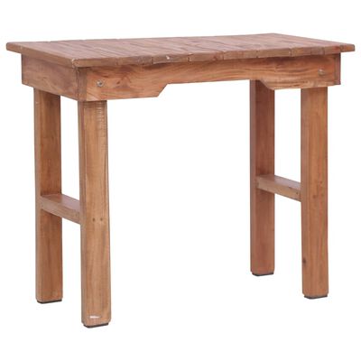 vidaXL Table d'appoint 70x35x60 cm bois d'acajou massif