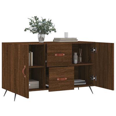 vidaXL Buffet chêne marron 100x36x60 cm bois d'ingénierie