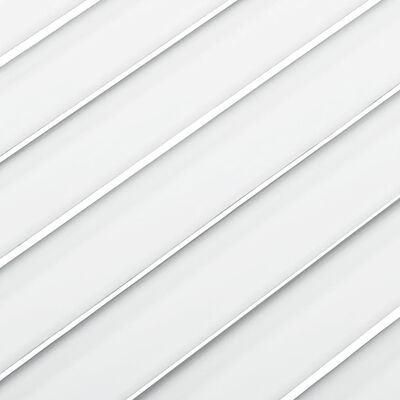 vidaXL Porte d'armoire à persiennes blanc 39,5x39,4 cm pin massif