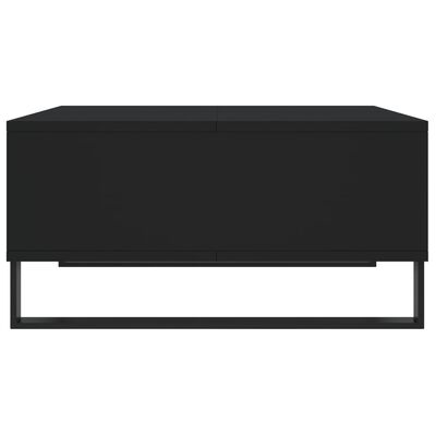 vidaXL Table basse Noir 60x60x30 cm Bois d'ingénierie