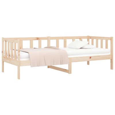 vidaXL Lit de jour sans matelas 90x190 cm bois de pin massif