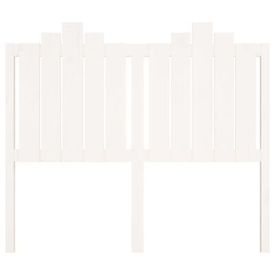 vidaXL Tête de lit Blanc 126x4x110 cm Bois massif de pin